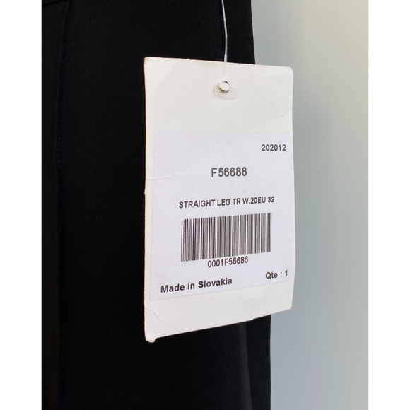 Louis Vuitton Uniforms Black Dress Straight Leg Dress Pants size 32 US 0 - Picture 3 of 8